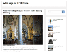 Tablet Screenshot of magiczny-krakow.eu